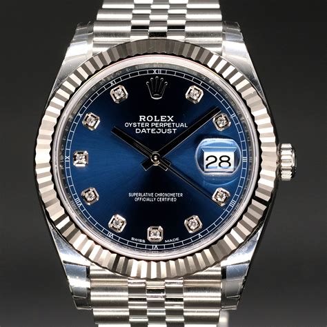 rolex datejust 41mm diamond dial.